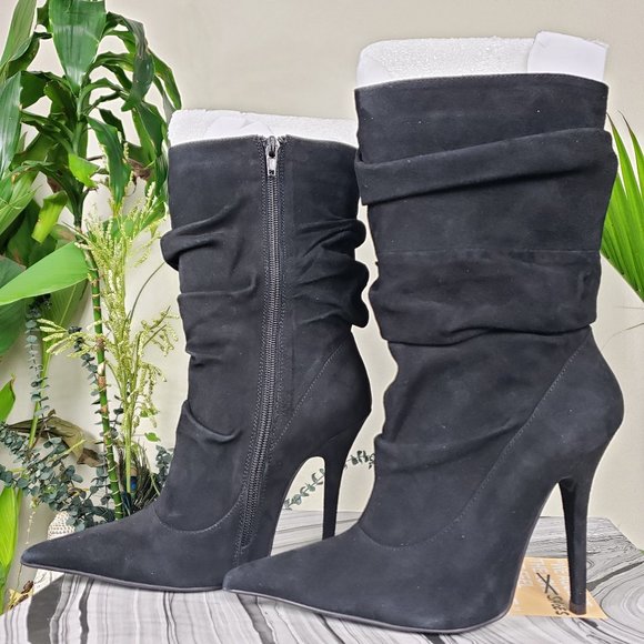 Jeffrey Campbell Erotic Mid Shaft Boots Black - Picture 5 of 8
